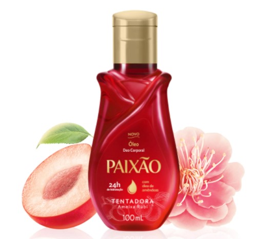 Óleo Corporal Paixão Tentadora Ameixa Rubi